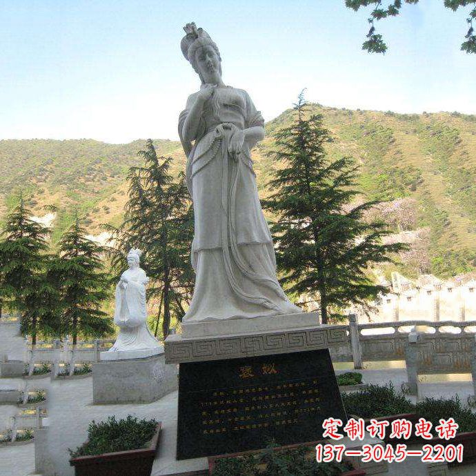 无锡褒姒雕像-中国古代知名美女“烽火戏诸侯”相关人物雕塑