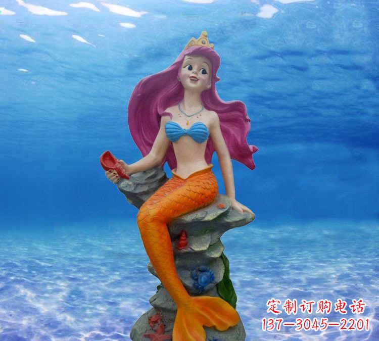 无锡玻璃钢卡通美人鱼