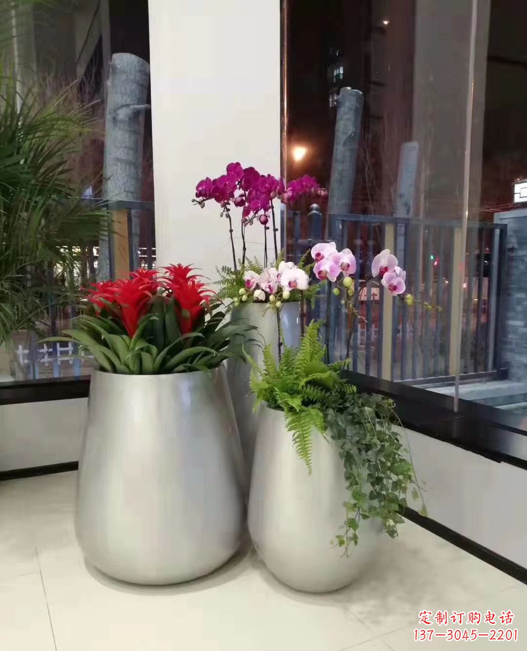 无锡玻璃钢盆景花盆雕塑