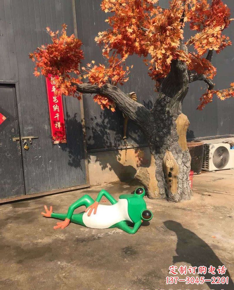 无锡玻璃钢青蛙雕塑