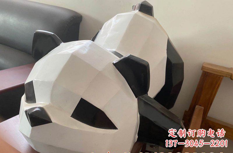 无锡玻璃钢熊猫雕塑