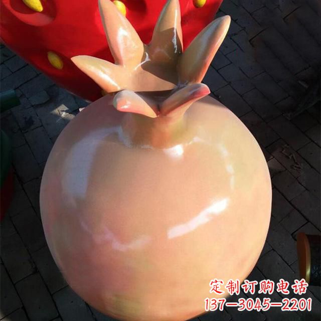 无锡玻璃钢石榴雕塑