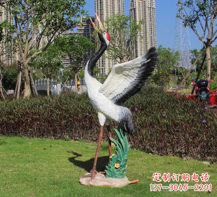 无锡玻璃钢仙鹤雕塑