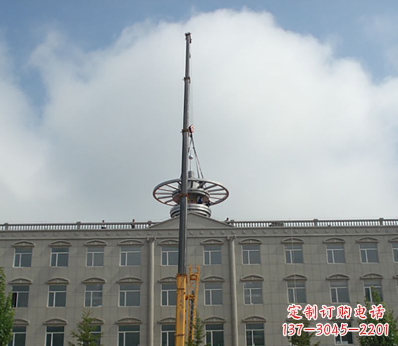 无锡不锈钢避雷针避雷针造型雕塑 