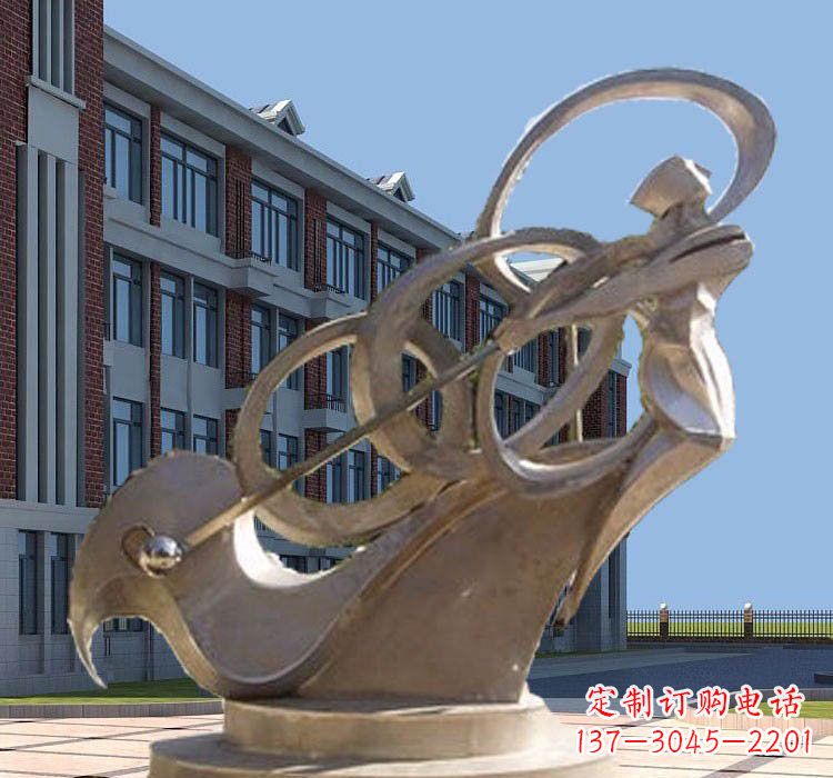 无锡不锈钢制作的高尔夫球雕塑