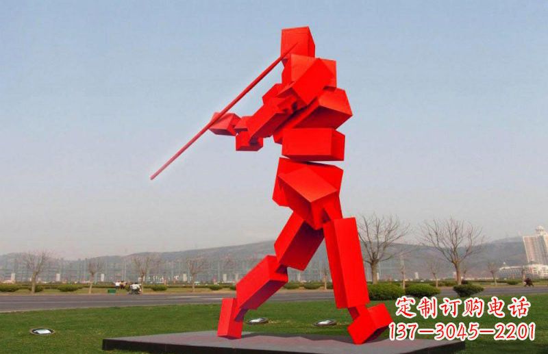 无锡不锈钢标枪雕塑