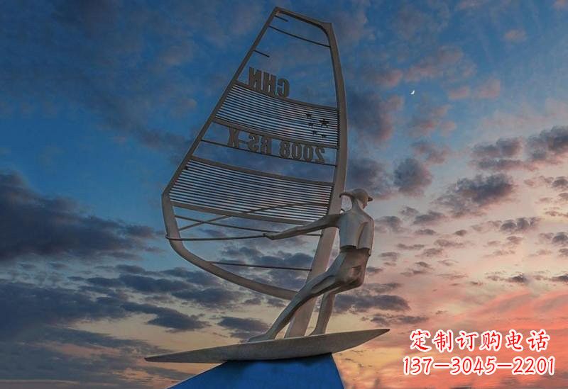 无锡不锈钢帆船雕塑——象征着美丽的梦想