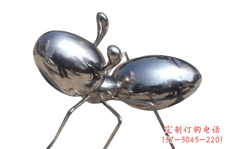 无锡不锈钢抽象蚂蚁雕塑