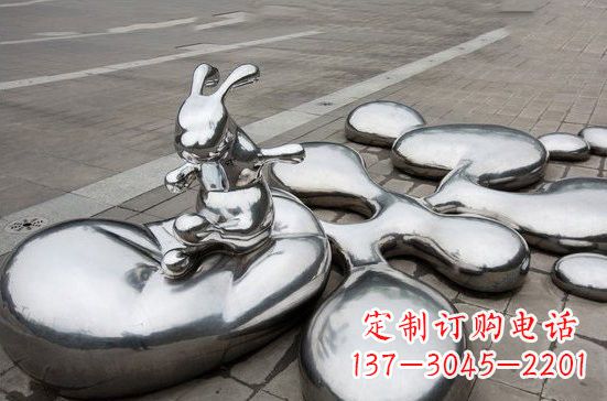 无锡不锈钢兔子雕塑