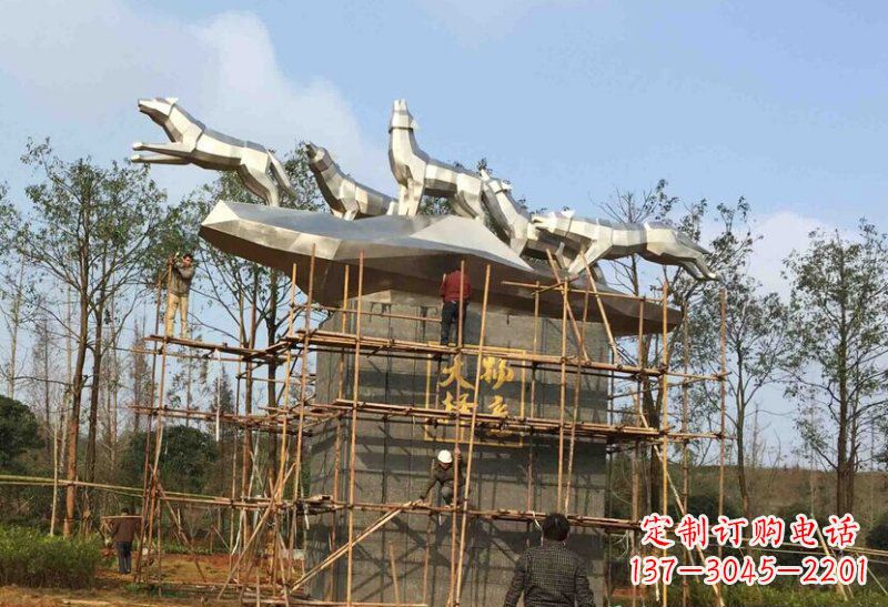 无锡不锈钢动物雕塑