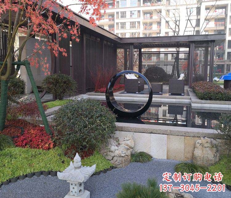 无锡不锈钢圆环雕塑——精美绝伦