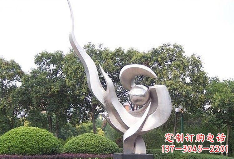 无锡不锈钢大抽象鸽子雕塑