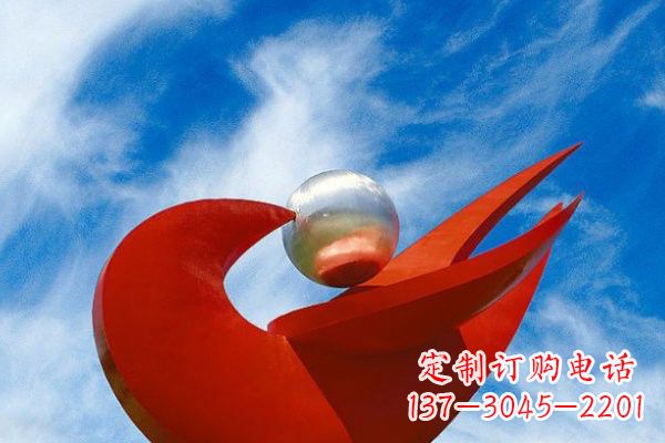 无锡“和平鸽”用不锈钢大型雕塑抒发爱与和平