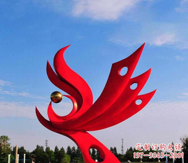 无锡不锈钢凤凰灵动传神