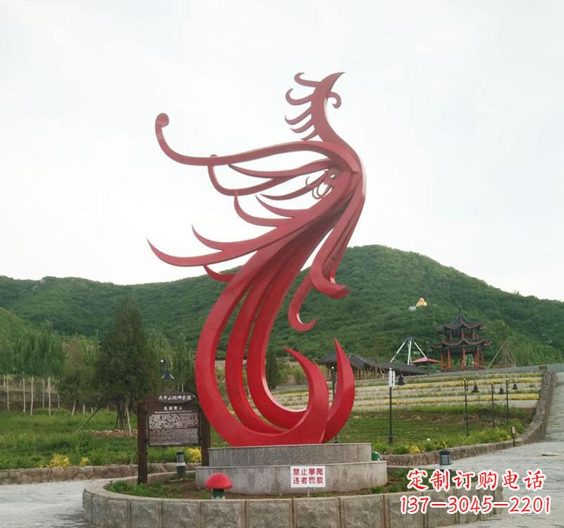 无锡不锈钢凤凰展现古老文明的传承