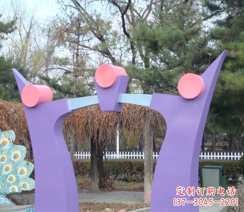 无锡不锈钢拱门雕塑精美艺术品