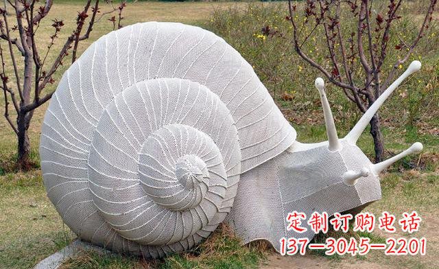 无锡不锈钢公园抽象蜗牛雕塑