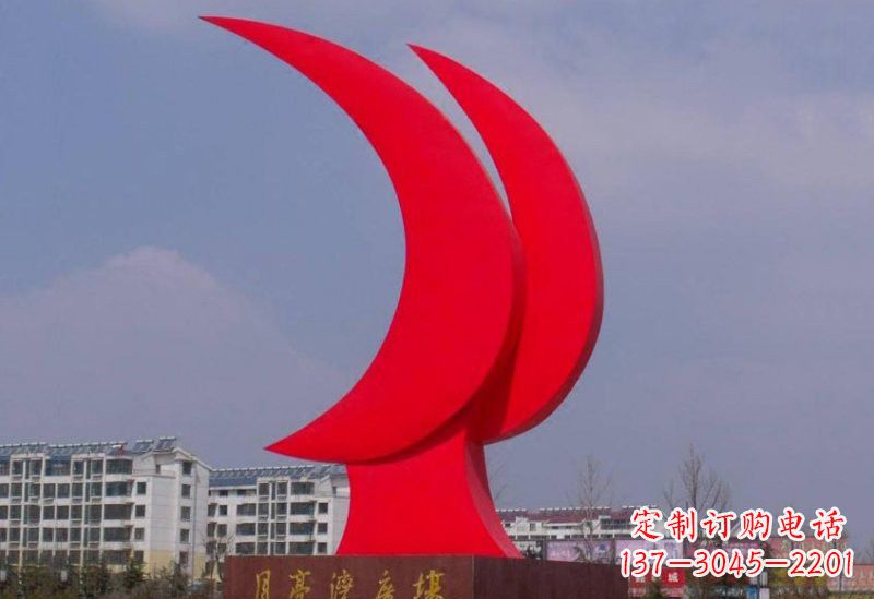 无锡精美的不锈钢月亮雕塑