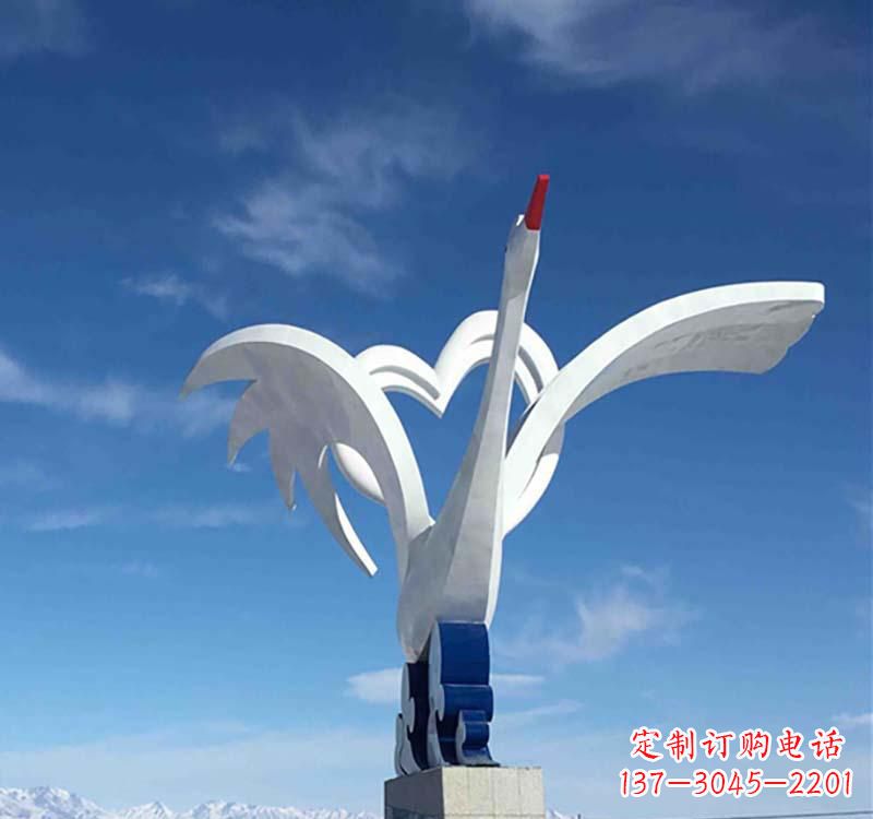 无锡仙鹤雕塑传承中国传统文化