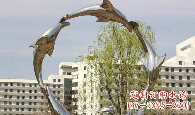 无锡海豚雕塑精美景观的象征