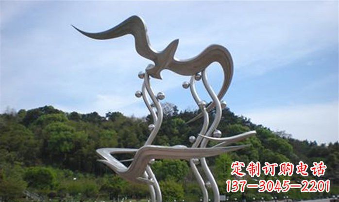 无锡不锈钢海鸥景观雕塑