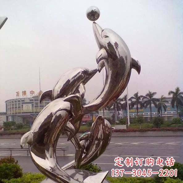 无锡不锈钢海豚雕塑艺术之美