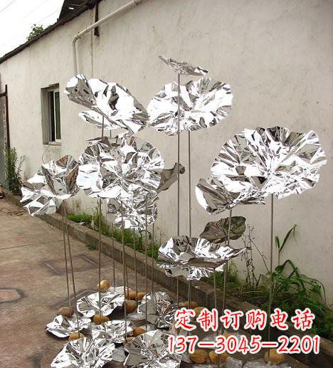 无锡不锈钢荷叶公园景观雕塑