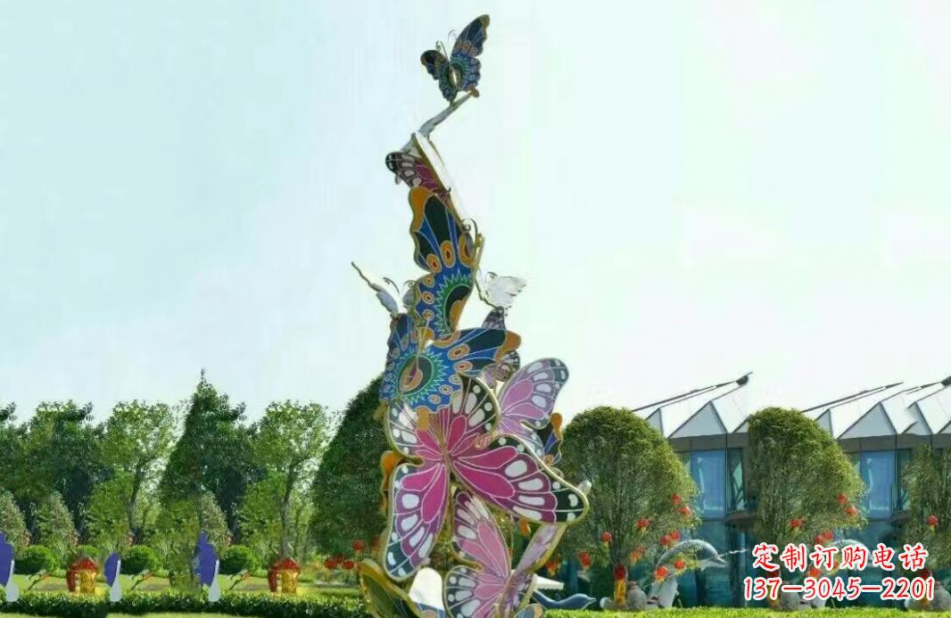 无锡不锈钢蝴蝶美丽的雕塑之美