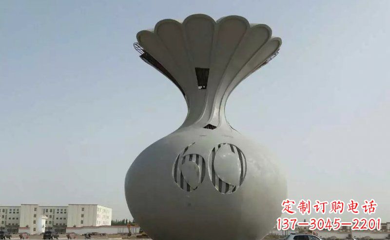 无锡不锈钢花篮雕塑精美绝伦