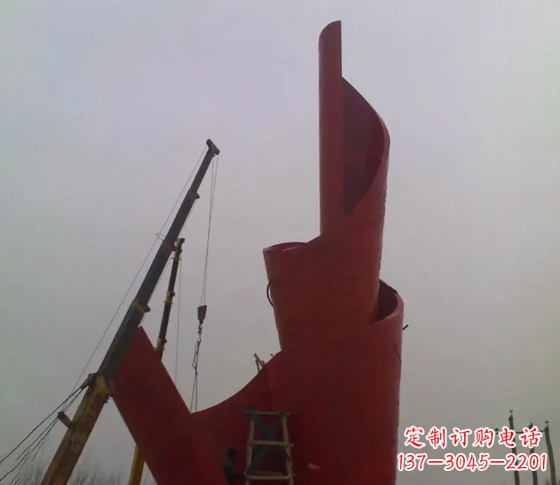 无锡不锈钢火炬雕塑点燃社会进步的火炬