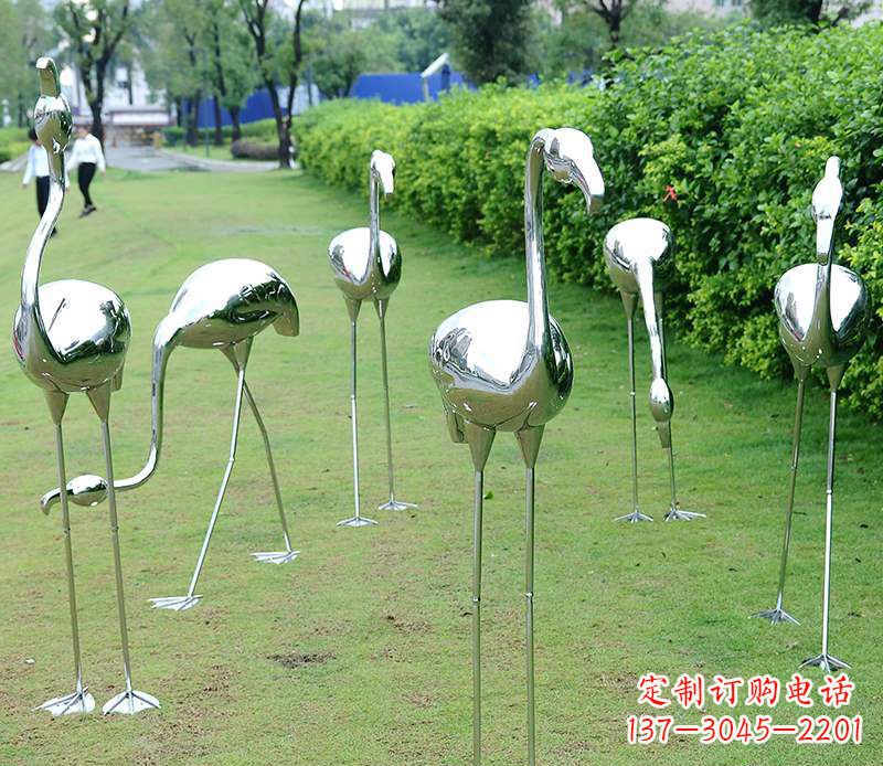 无锡不锈钢火烈鸟雕塑