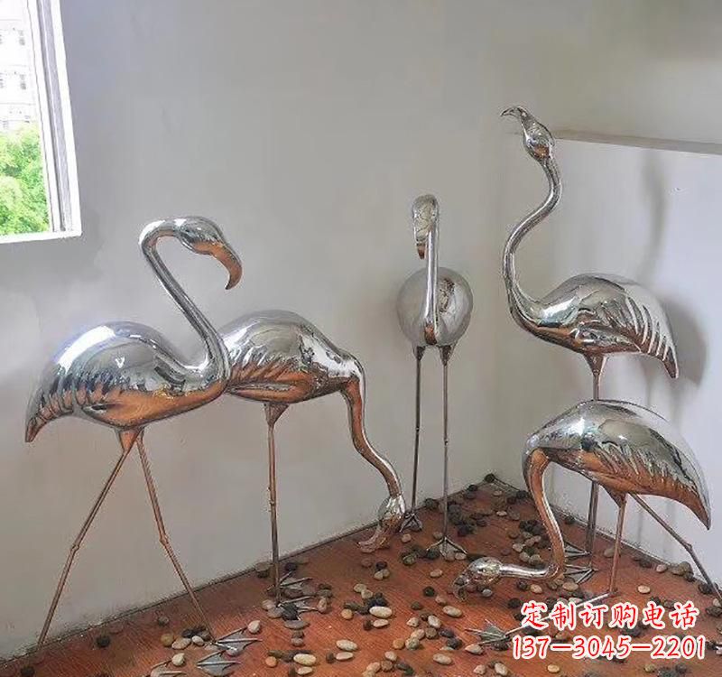 无锡不锈钢火烈鸟雕塑2