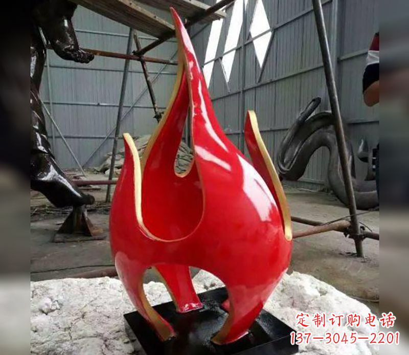 无锡不锈钢火龙果雕塑传承传统文化的艺术品