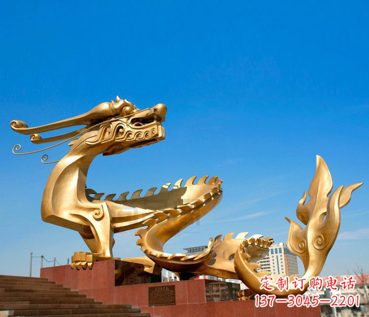 无锡不锈钢金龙——雕塑之美