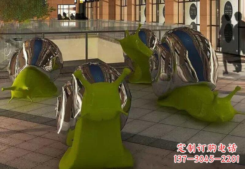 无锡不锈钢蜗牛雕塑融合现代技术与传统艺术