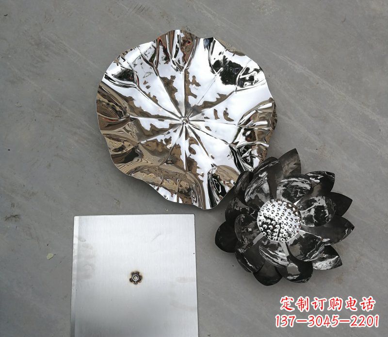 无锡不锈钢荷叶公园景观雕塑