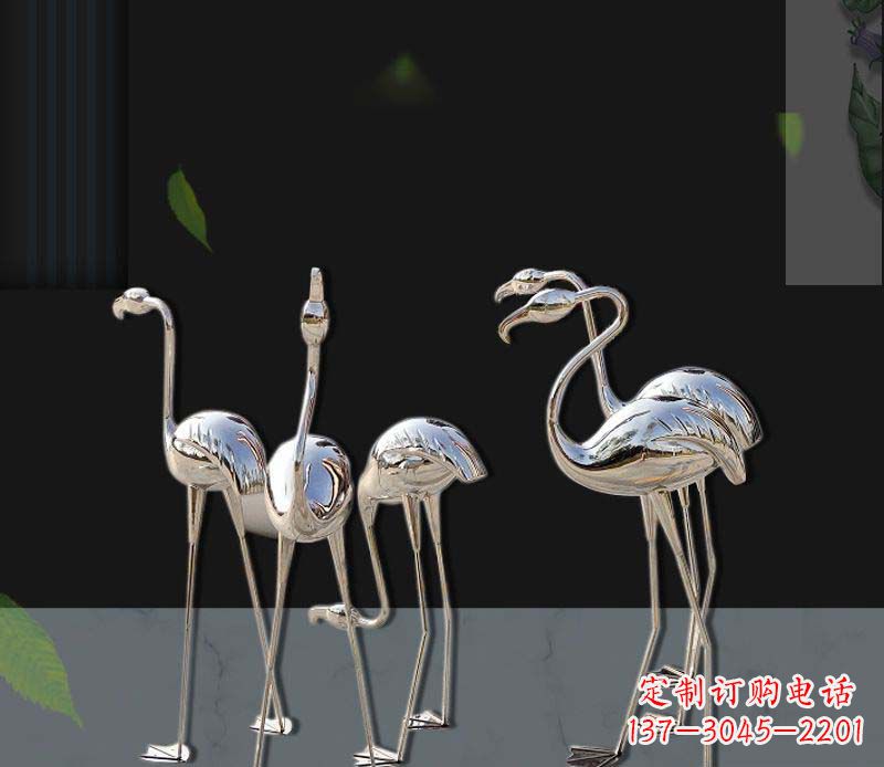 无锡非凡之美不锈钢火烈鸟雕塑