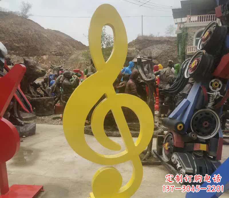 无锡不锈钢音符雕塑美丽而持久的艺术