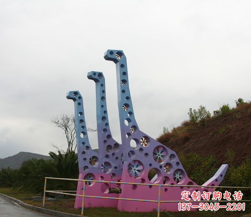 无锡不锈钢恐龙雕塑