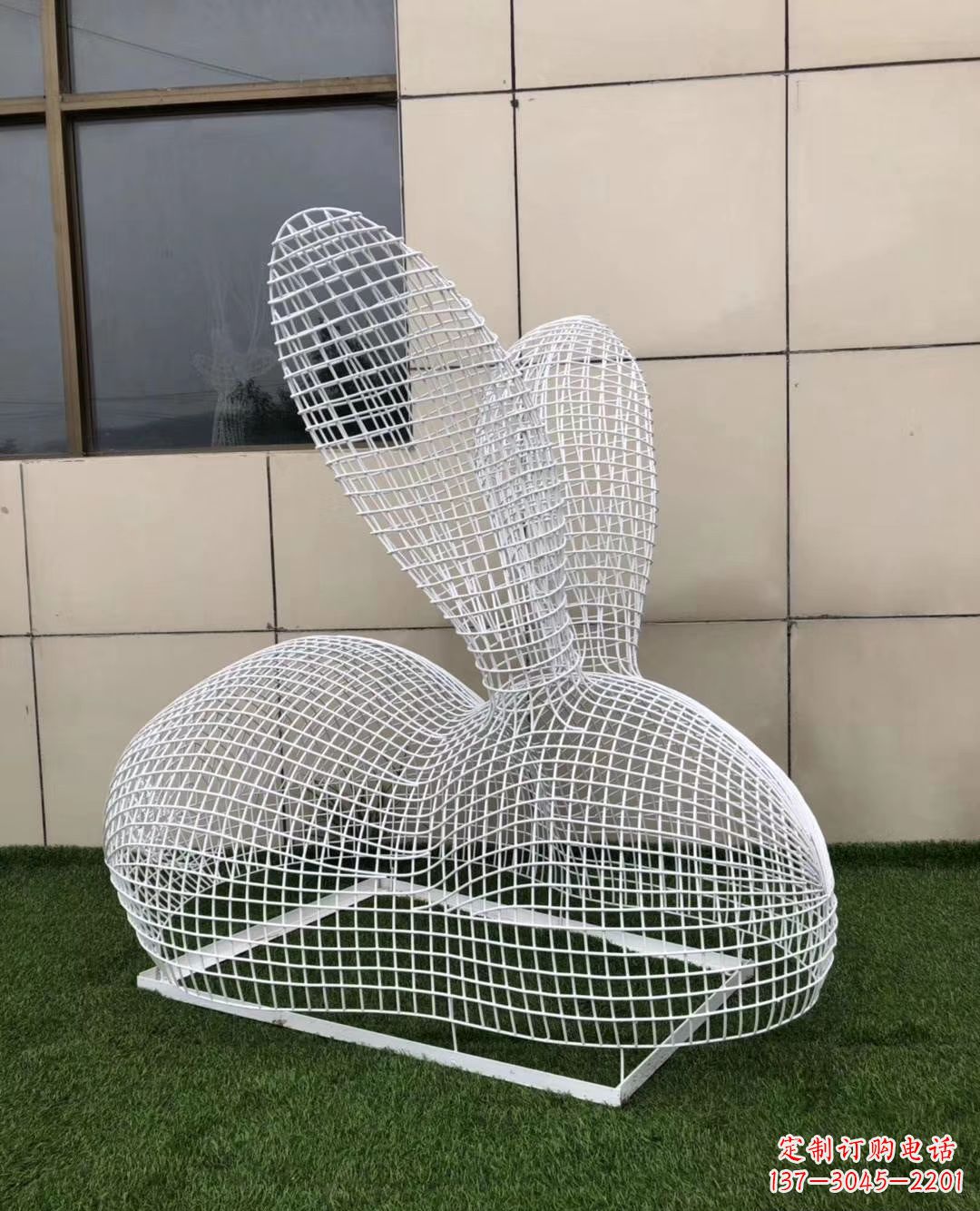 无锡不锈钢镂空动物雕塑