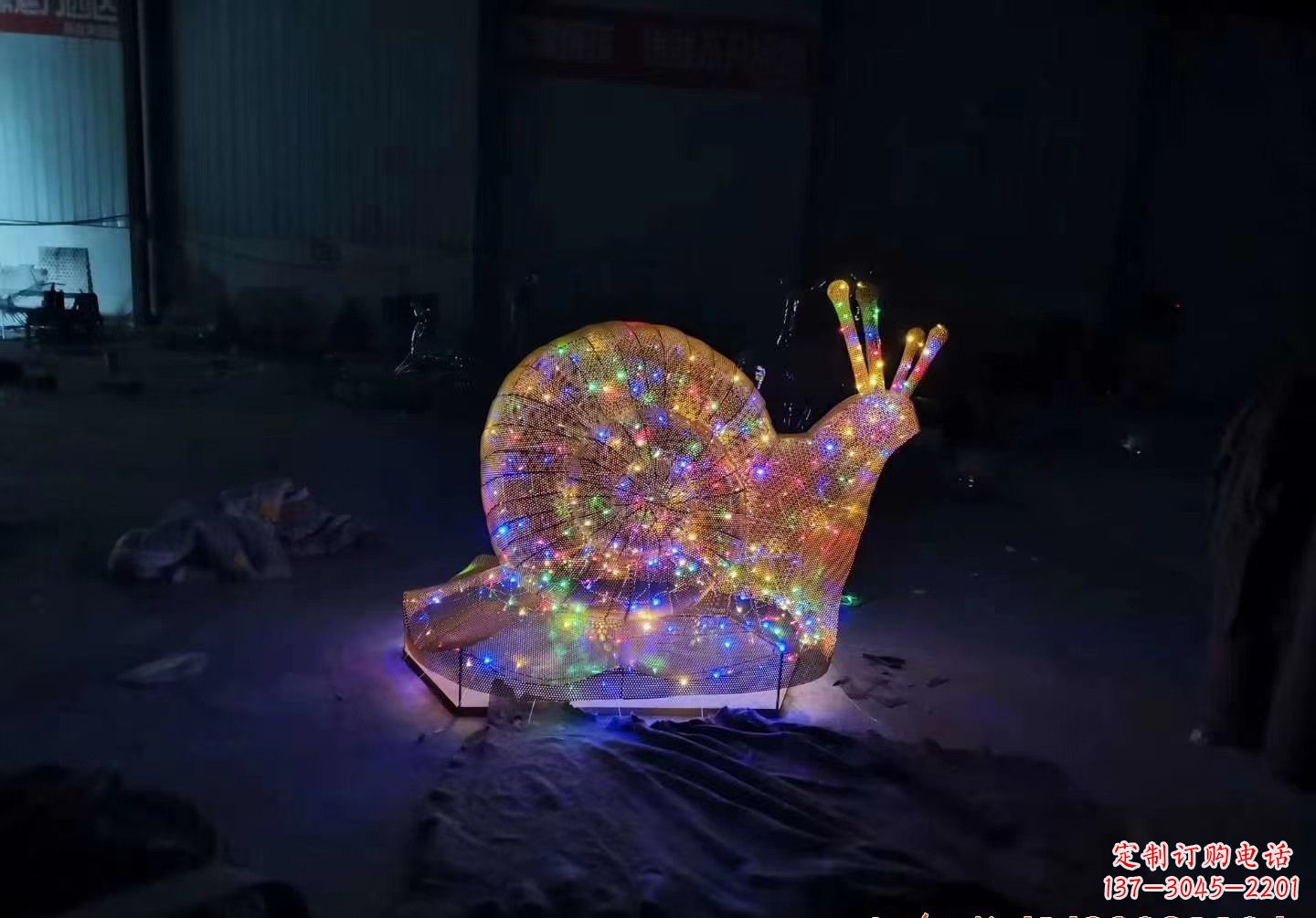 无锡不锈钢镂空蜗牛雕塑精致美观的艺术品