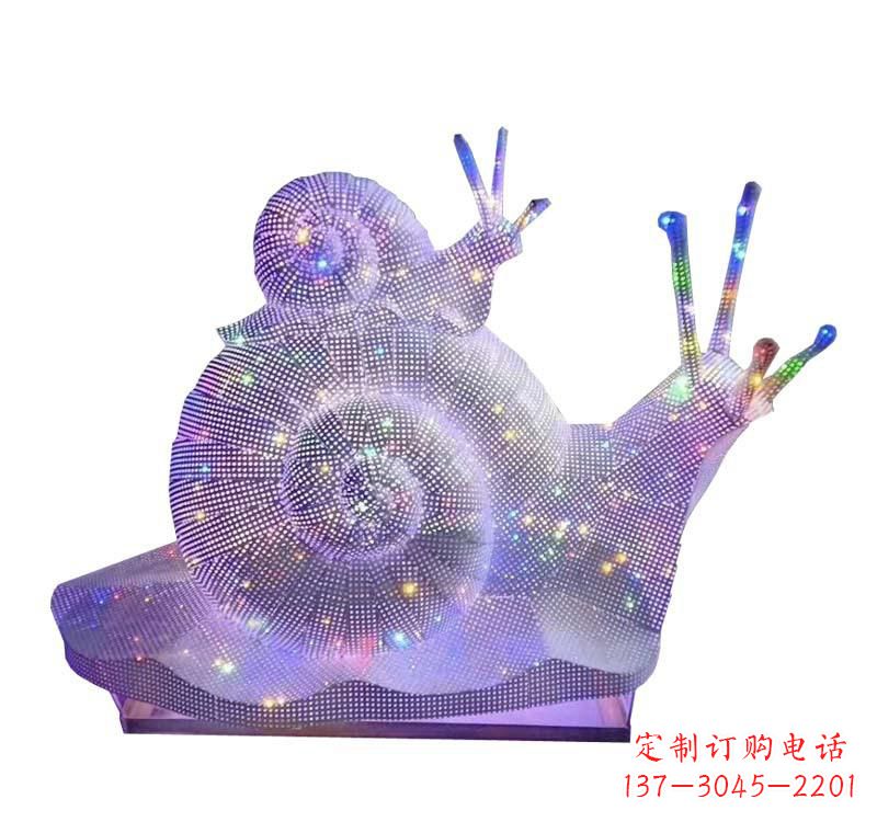 无锡不锈钢蜗牛雕塑一件精美的艺术品