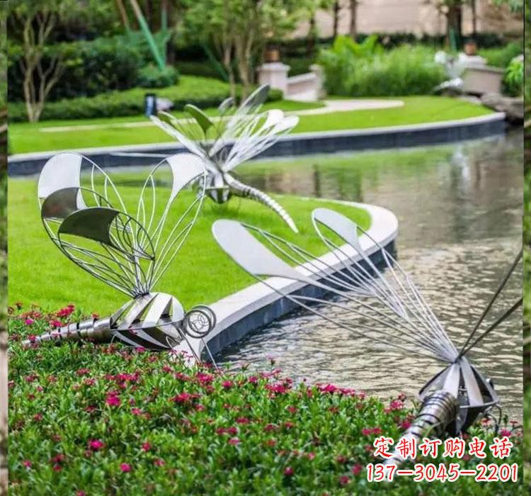无锡不锈钢蜻蜓动物雕塑