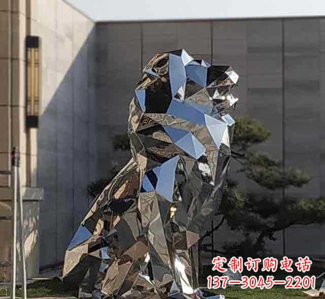 无锡不锈钢狮子雕塑2