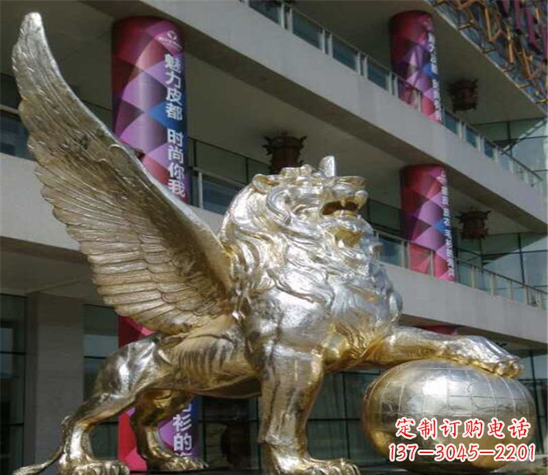 无锡不锈钢狮子雕塑
