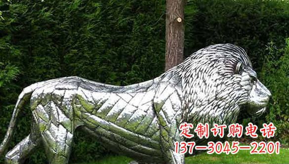 无锡不锈钢狮子雕塑拥有经典古典风格