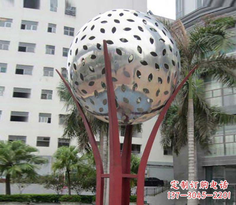 无锡镂空树叶雕塑——给校园景观增添灵动之美