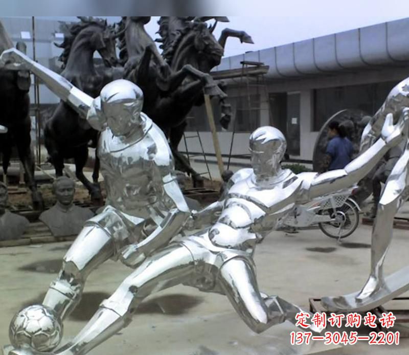 无锡足球运动雕塑