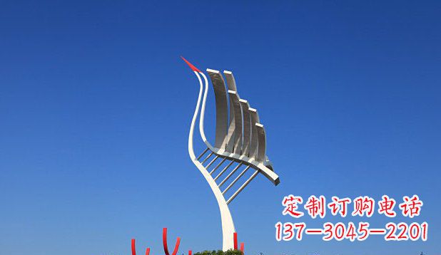 无锡不锈钢天鹅丹顶鹤仙鹤雕塑