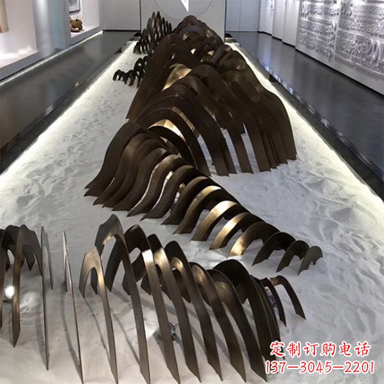 无锡不锈钢铁艺假山雕塑让自然风景回归